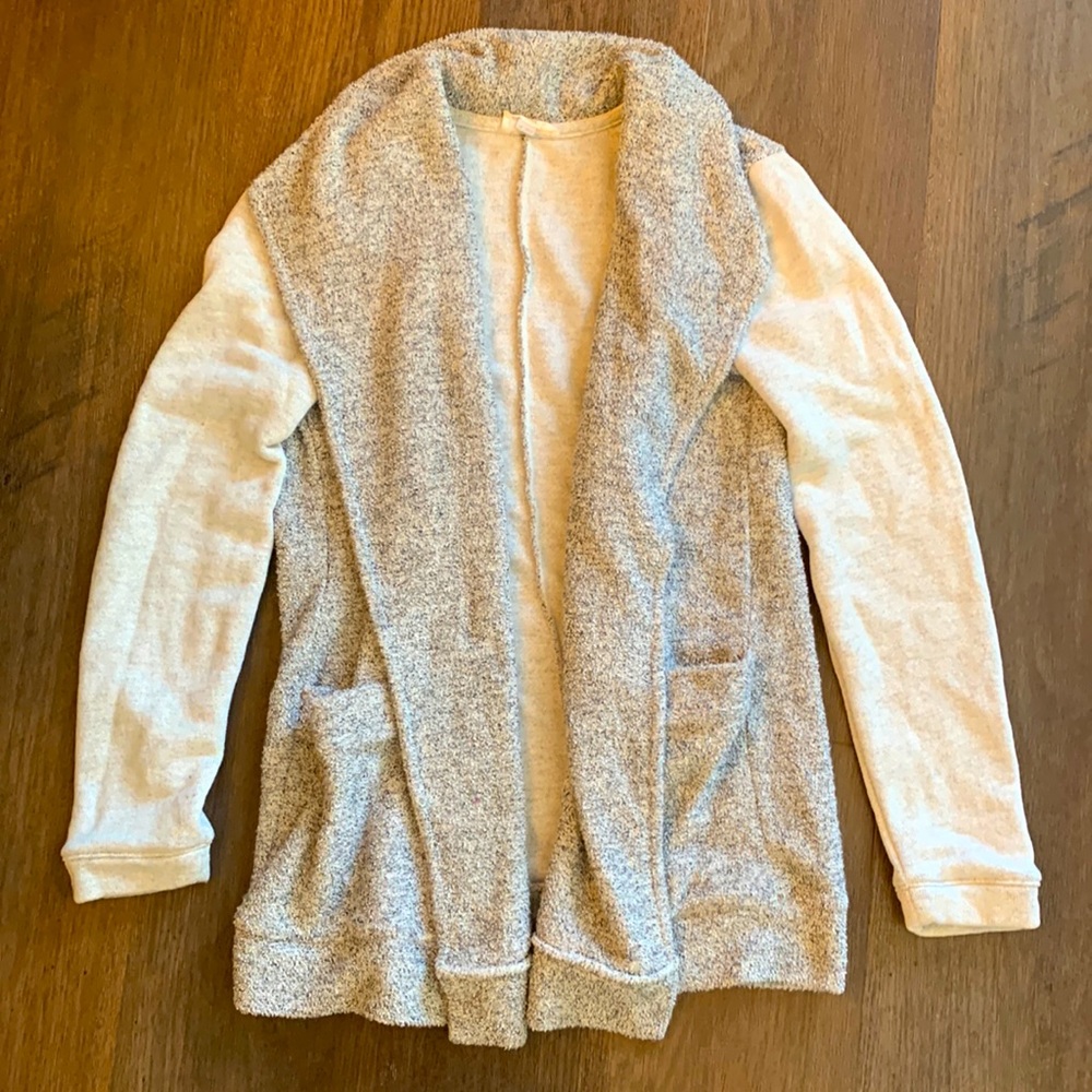 BOGO Free!!  Loft Lounge gray cardigan, size XS, EUC